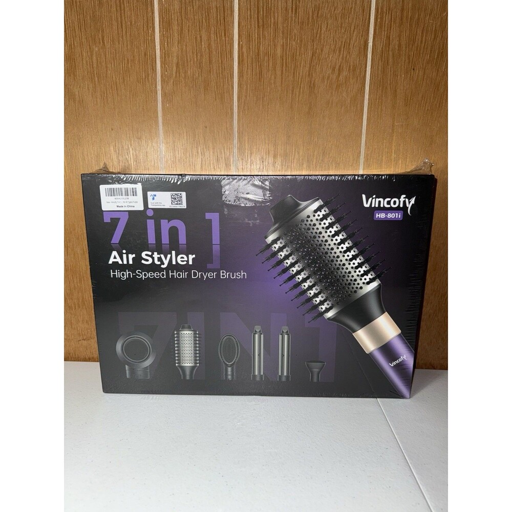 VINCOFY 7-IN-1 HAIR DRYER BRUSH MODEL #HB-801I BRAND NEW!!
